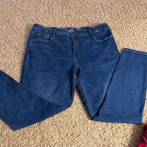 Old Navy Women's Dark Blue Skinny Jeans